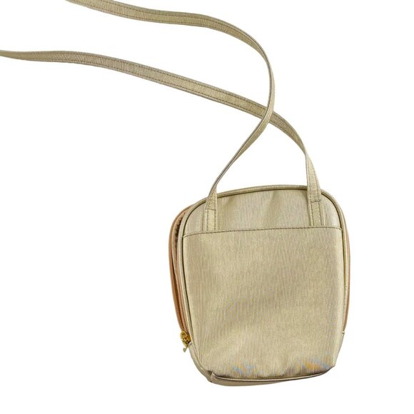 Vintage TangoBag Gold Elephant Crossbody Purse With Long Strap & Zip Closure - Picture 3 of 5